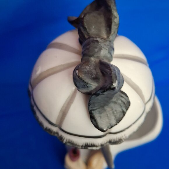 Vintage Napco Porcelain Head Vase - Girl with Umbrella 52/271 - Picture 7 of 9